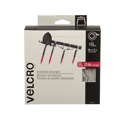 Velcro, Heavy Duty Industrial Strength Tape - 10FT White