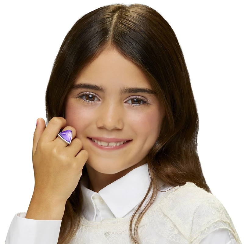 Rainbow High Creative Crystals Violet - Poupée-mannequin violette de 11 po (28 cm)