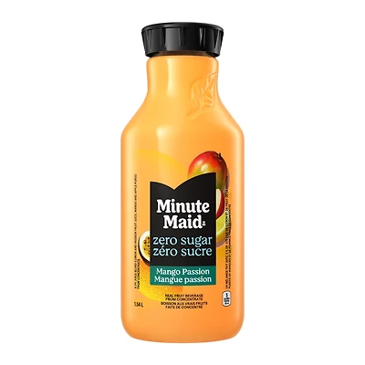 Minute Maid Zero Sucre Ajouté Mangue Passion Bottle, 1.54 Liters