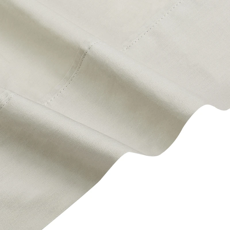Mainstays Dove Fitted Sheet, King, 180 Thread Count