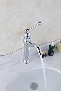 American Imaginations 16.1-in. W Above Counter Black Bathroom Vessel Sink Set For Deck Mount Drilling AI-33371