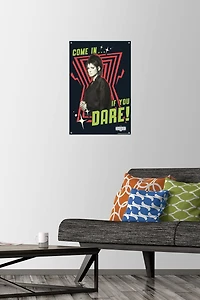 Beetlejuice Beetlejuice - Come In If You Dare Wall Poster, 14.725" x 22.375" Framed