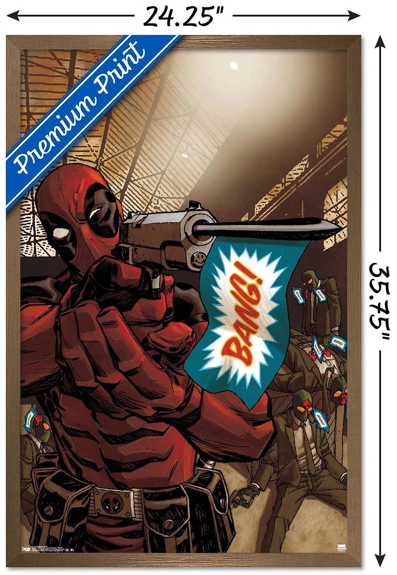 Marvel Comics - Deadpool - Bang Wall Poster, 22.375" x 34"