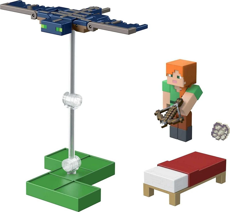 Minecraft Construction de bloc Assort. Coffrets de 2 figurines