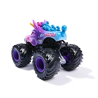 Monster Jam, Monster truck Sparkle Smash officiel, véhicule en métal moulé, échelle 1:64, jouets pour garçons à partir de 3 ans
