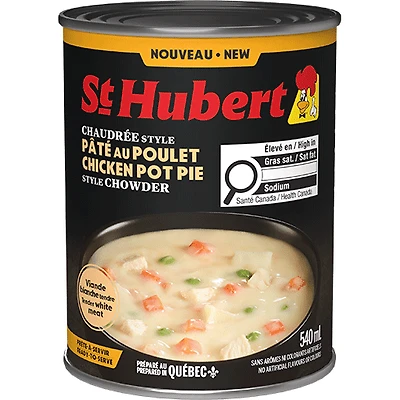 St. Hubert Soupe Chaudrée au Poulet à la Vraie Crème