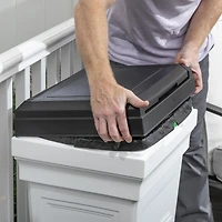 Step2 Atherton Patio Garbage Container (Classic White)
