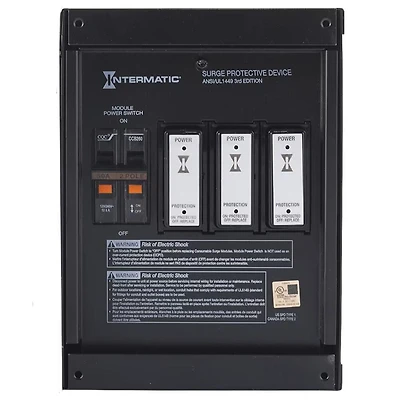 Intermatic SMART GUARD Whole Home Surge Protector, Metal Mounting Kit