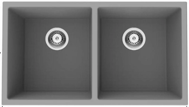 American Imaginations -in. W CSA Approved Granite Composite Kitchen Sink With Bowl AI