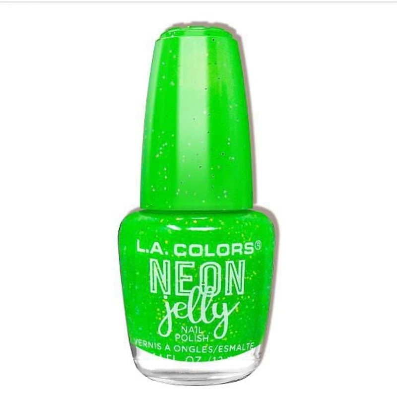 Neon Jelly Nail Polish - Electric Lime, 13mL