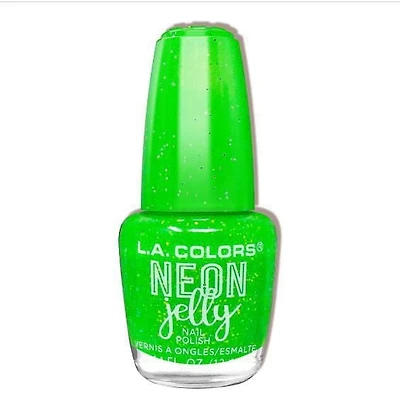 Neon Jelly Nail Polish - Electric Lime, 13mL