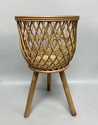 Bamboo Plant Stand 7.8X7.8X14.7inch