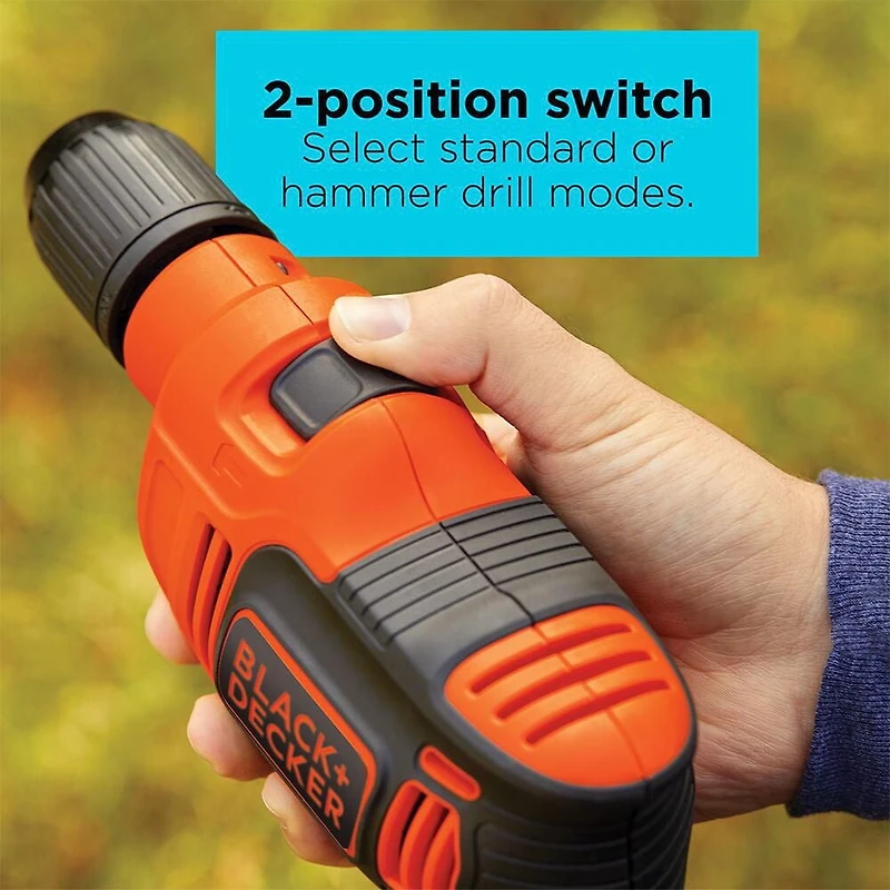 BLACK+DECKER 6.5 Amp 1/2-inch Hammer Drill