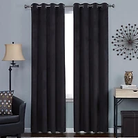 Panneau de fenêtre occultant à œillets de 84 po en velours Hometrends 1 panneau, 50" x 84"