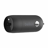 Belkin BoostCharge 30W USB-C PD PPS Car Charger and USB-C to USB-C Cable Black