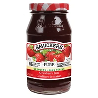 Smucker's Pure confiture de fraises sans pépins 250mL 250 ml