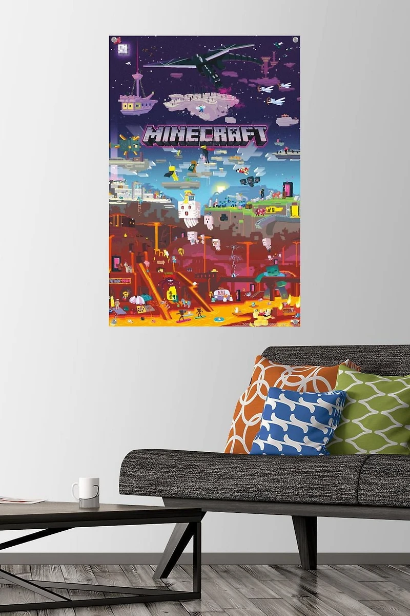 Minecraft - World Beyond Wall Poster