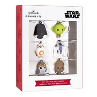 Hallmark Mini Christmas Ornaments (Star Wars Shatterproof), Set of 6
