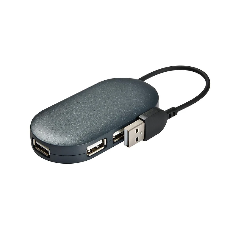 Concentrateur USB 2.0 à 4 ports  blackweb (BWA22HO005C-Gris)
