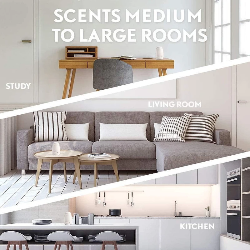 Air Wick Essential Mist Aroma Fragrance Oil Diffuser, Happiness, 1 diffuseur + 1 recharge, assainisseur d'air 1 unité