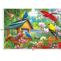 RoseArt - Colorluxe 500 pièces -Heure du dîner- Puzzle à emboîter pour adultes