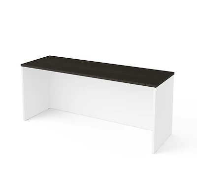 Bestar Pro-Concept Plus 72W Narrow Desk Shell white & deep grey