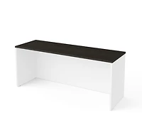 Bestar Pro-Concept Plus 72W Narrow Desk Shell white & deep grey
