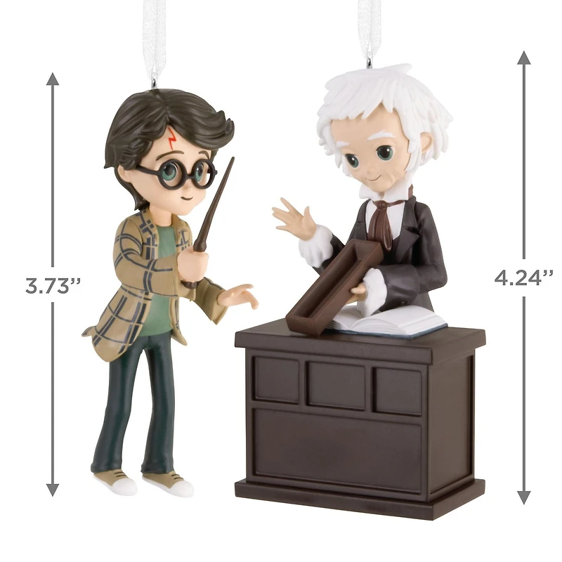 Décorations Hallmark de Noël (Harry Potter et Ollivander), ensemble de 2 décorations