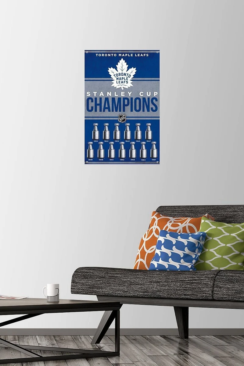 NHL Toronto Maple Leafs - Champions 23 Wall Poster, 22.375" x 34"