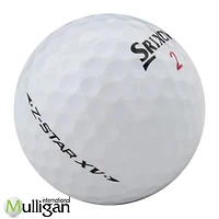 Mulligan - 12 balles de golf récupérées Srixon Z-Star XV 5A, Blanc