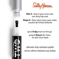 Sally Hansen - Miracle Gel™ It Takes Two™ - 2-in-1 Nail Colour & Top coat, 2 Step Gel System, No UV Light Needed, Up to 8 Day Wear