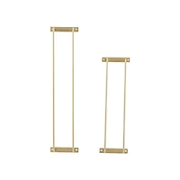 Cody Metal Towel Rack, Gold (2 Pack)
