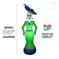 Gemmy Halloween Inflatable Day of the Dead Woman