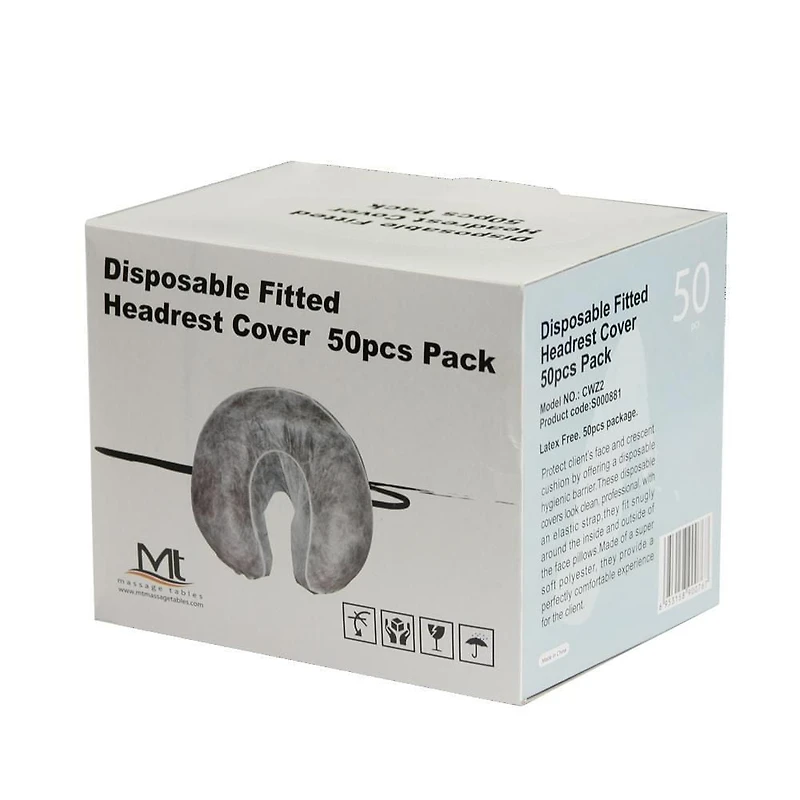 Master Massage Lot de 50 housses d'appui-tête jetables pour coussin facial