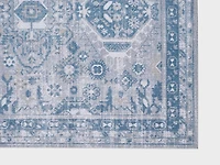 Rug Ease Abril Grey and Blue Area Rug