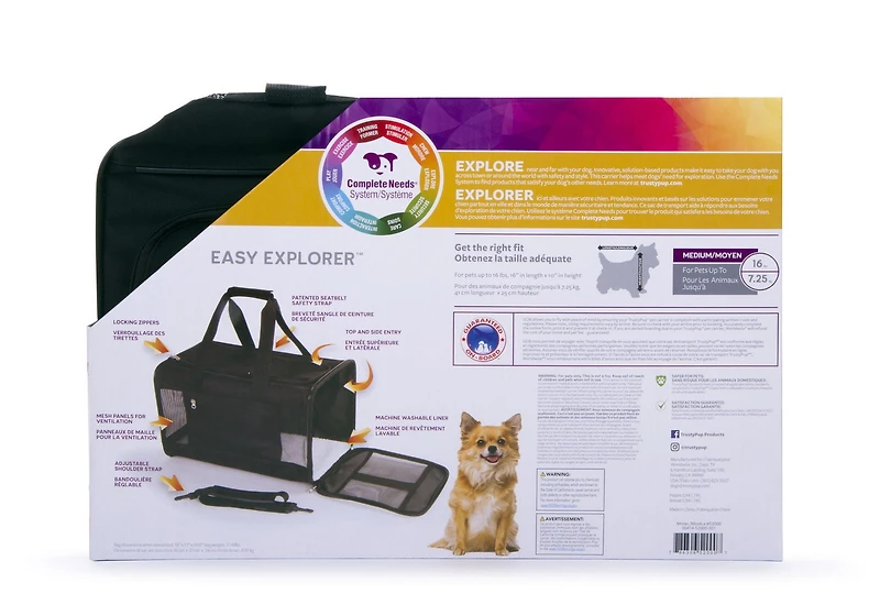 TrustyPup Easy Explorer Pet Carrier Dog Toy, Leak-proof base