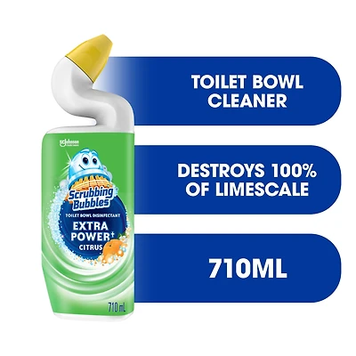 Scrubbing Bubbles Extra puissant Nettoyant de cuvette, parfum Rosée du matin, 710 ml