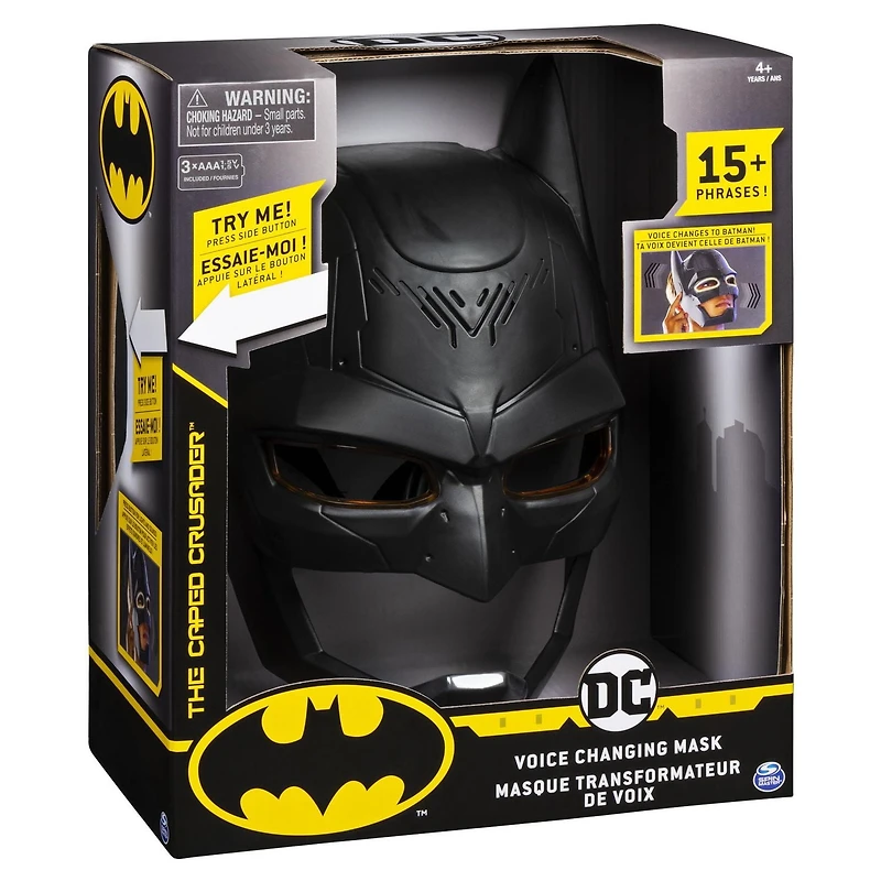 BATMAN, Voice Changing Mask with Over 15 Sounds, for Kids Aged 4 and Up