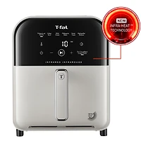 T-fal Infrared Air Fryer, 7-in-1, 5L/5.3QT, Infra-heat™ Technology, No-Preheating, Faster, Juicier, Crispier, Oat