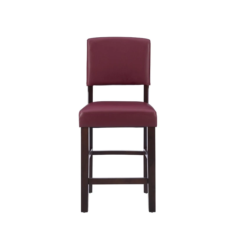 Tabouret de comptoir rouge Benson