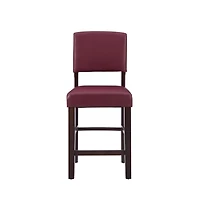 Tabouret de comptoir rouge Benson