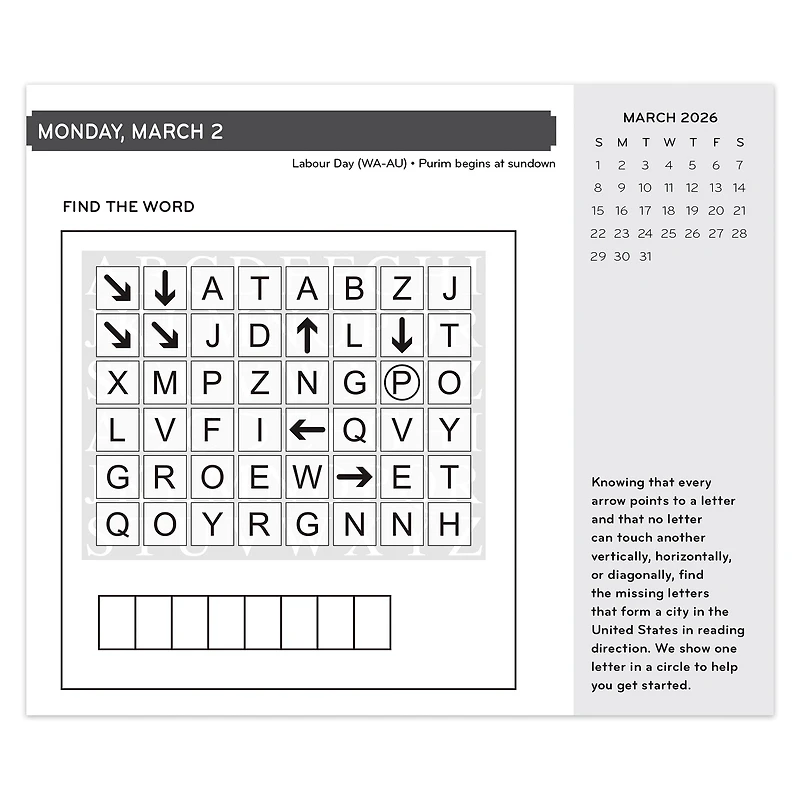 Brain Games 2026 Box Cal Ink