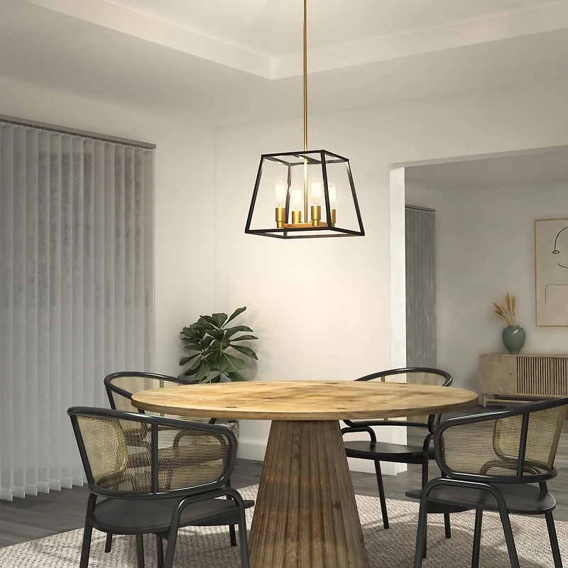 Artika Carter Square 4-Light Chandelier