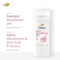 Dove Deodorant Stick, 72h Rose Mist, Gentle & Hydrating, 74g