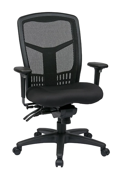 Chaise à dossier haut ProGrid avec bras réglables