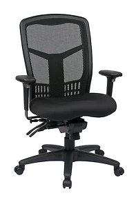 Chaise à dossier haut ProGrid avec bras réglables
