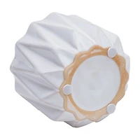 Better Homes & Gardens Céramique Pot à motif géométrique de 12,7 cm-Blanc Pot de fleur