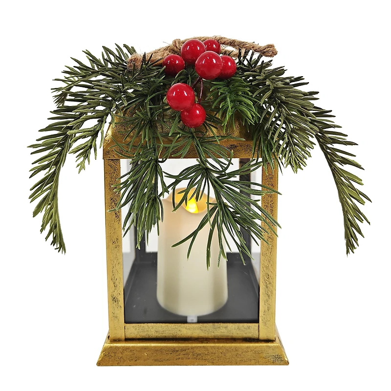 Holiday Time GT LED Gold Lantern