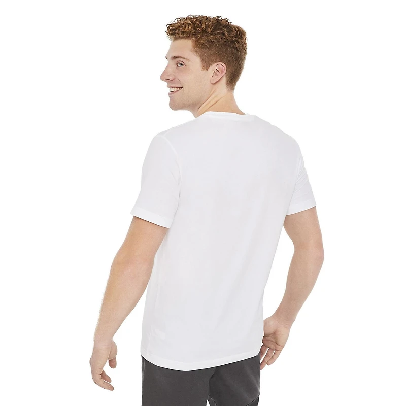 T-shirt extensible George pour hommes à encolure en V