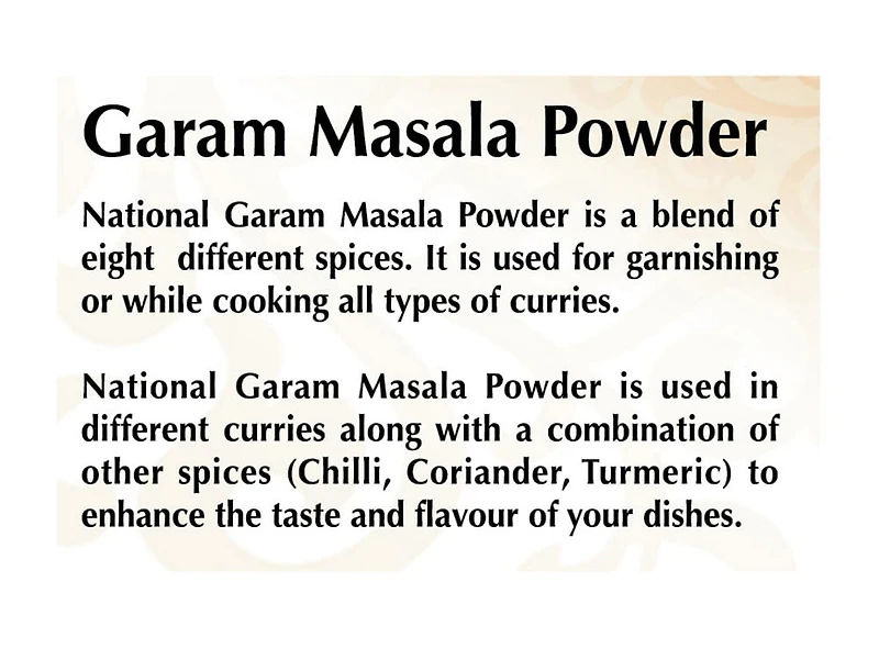 NATIONAL RMM GARAM MASALA 220GM